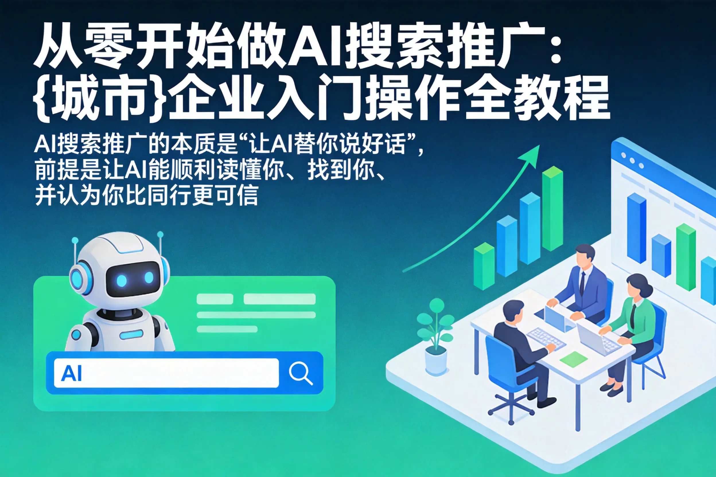 从零开始做AI搜索推广:抚宁企业入门操作全教程